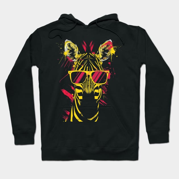 Zebra National Parks Hoodie by KatelynnCold Brew